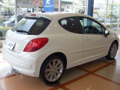 高い出力を誇る207GTI　