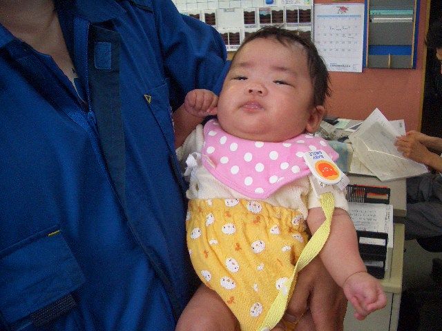 小さなお客様。