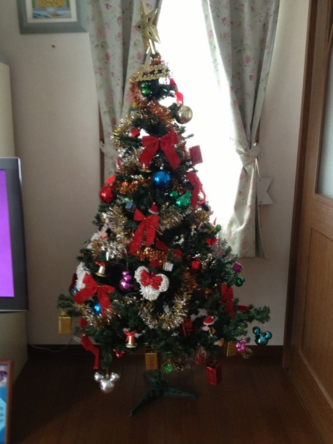 我が家のクリスマスツリー､誕生日