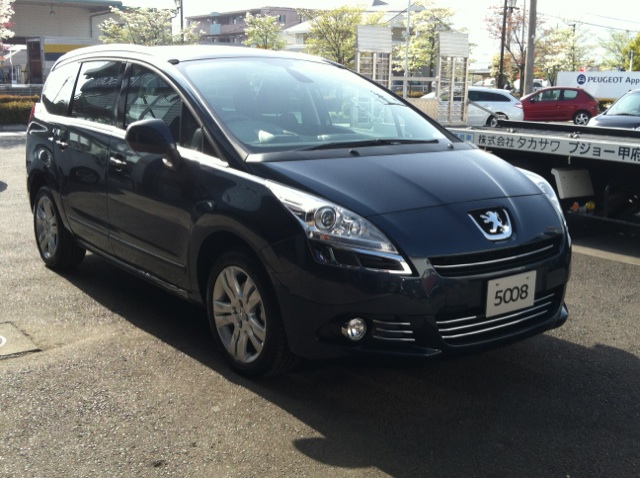 おまたせしました。　5008展示