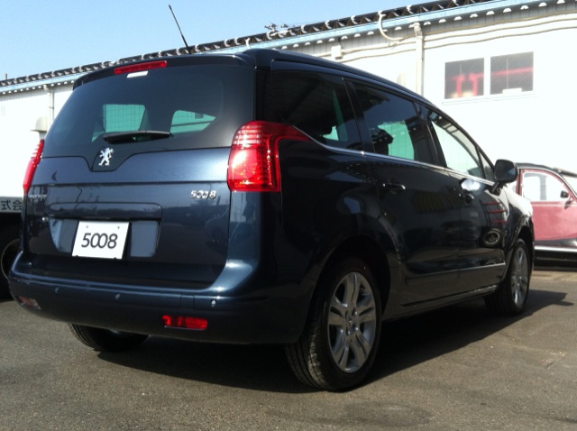 おまたせしました。　5008展示