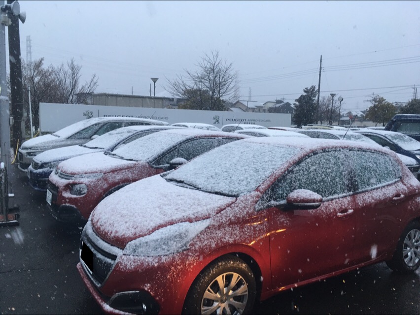 雪の運転はご注意ください