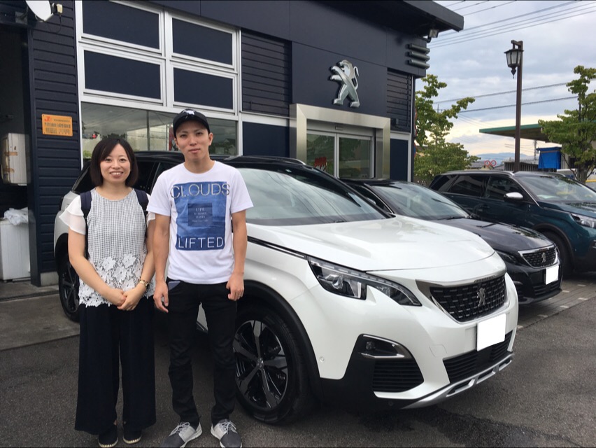 ご納車させていただきました　5008GT　I様