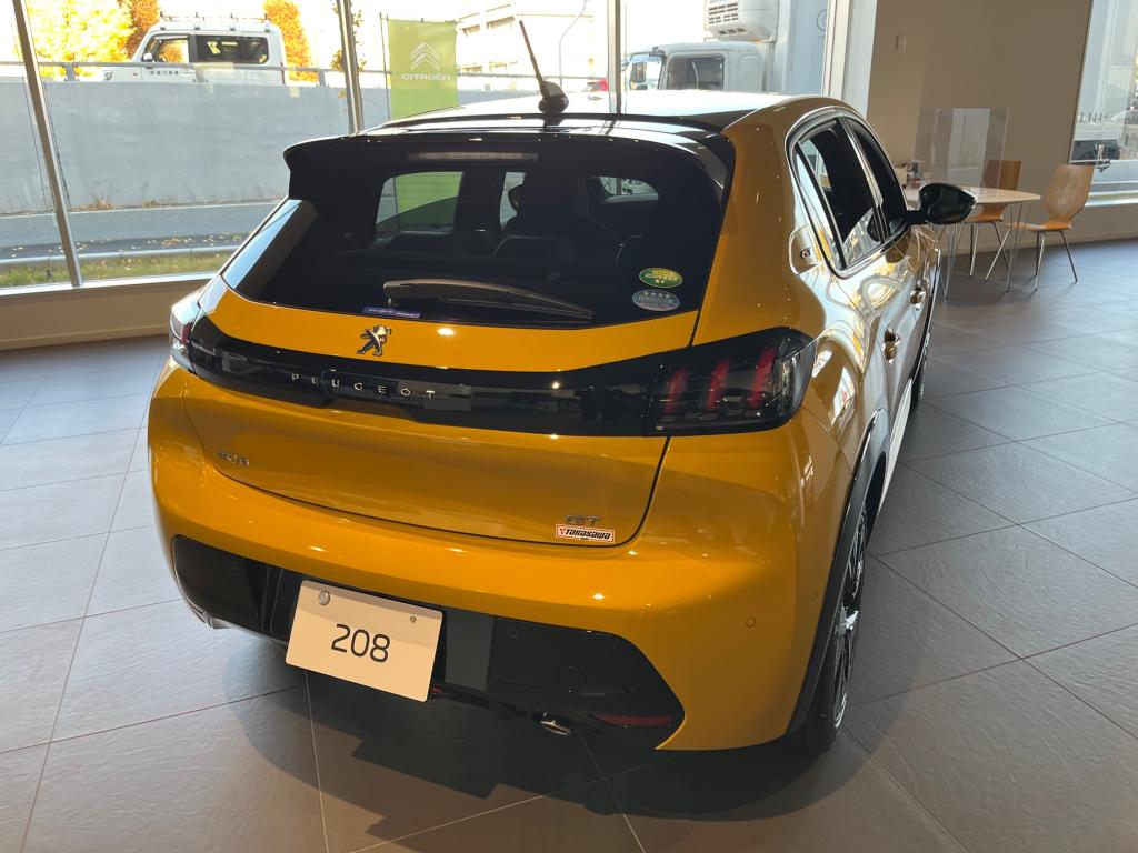 【認定中古車】208GT　未使用車のご案内